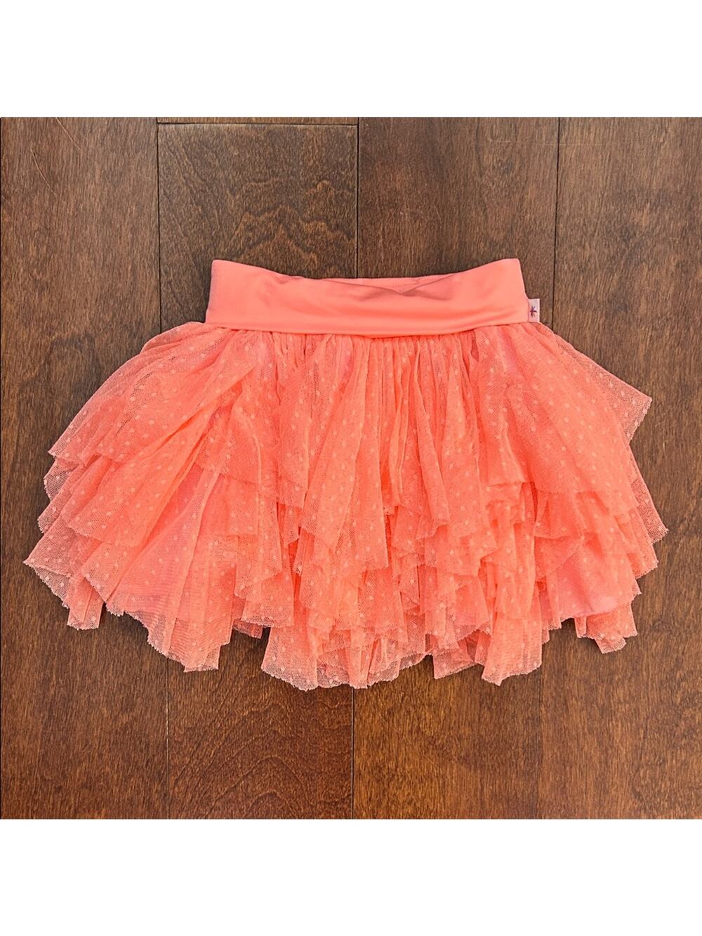 Truly Scrumptious by Heidi Klum Coral Tulle Skirt, Size 18m